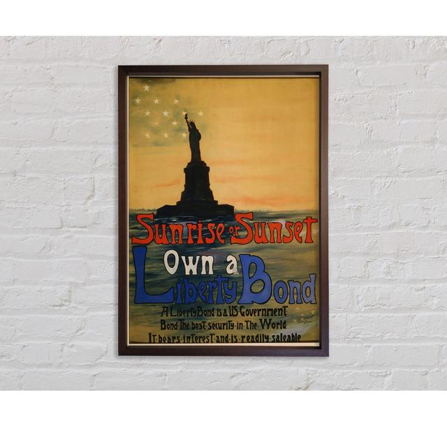 Own A Liberty Bond - Single Picture Frame Art Prints on Canvas Bright Star Size: 141.4cm H x 100.1cm W on Productcaster.