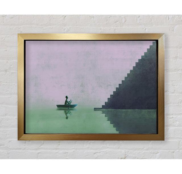 Rowing To The Steps To Heaven - Single Picture Frame Art Prints Bright Star Size: 100cm H x 141.4cm W x 3.4cm D on Productcaster.