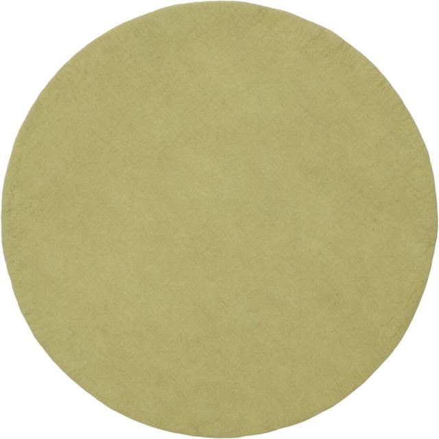 Pitt Handmade Shaggy Light Green Rug Myfelt Rug Size: Round 70cm on Productcaster.