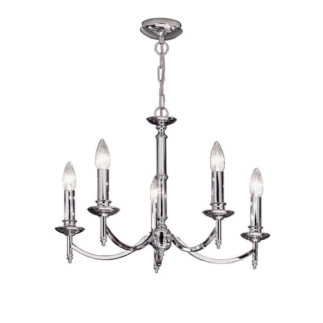 Millard 5-Light Candle Style Chandelier Ophelia & Co. Fixture Finish: Chrome on Productcaster.