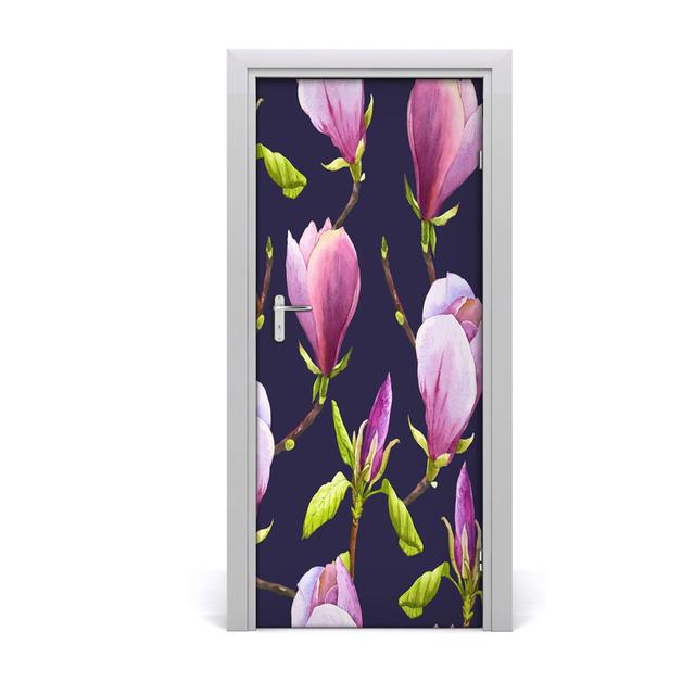 Veneer Magnolia Door Sticker East Urban Home on Productcaster.