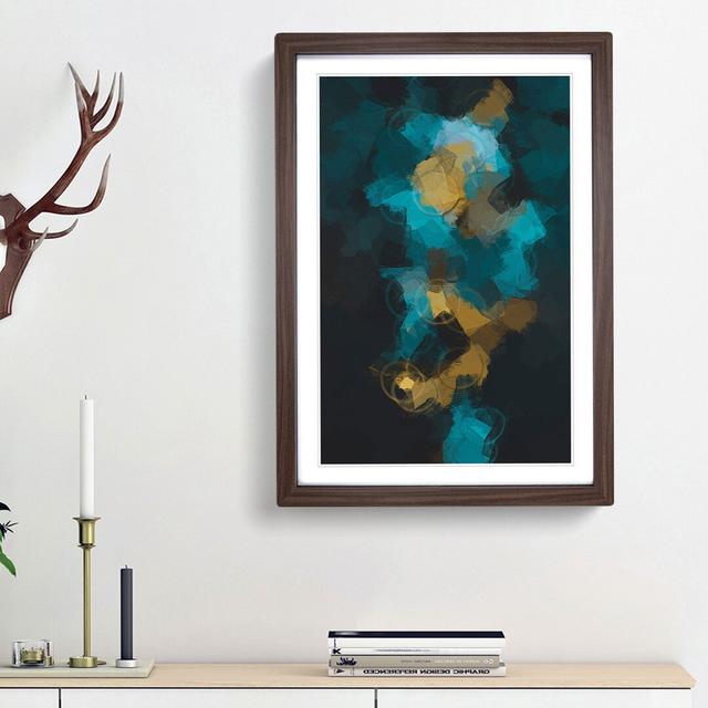 Light Blur in Abstract - Picture Frame Graphic Art Print East Urban Home Frame Option: Walnut Framed, Size: 36cm H x 27cm W x 2cm D on Productcaster.