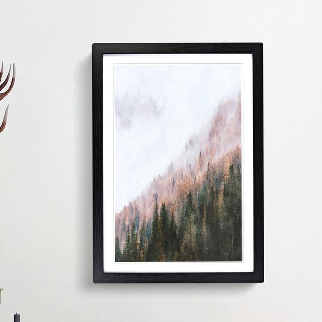 Covered With Fog Painting - Picture Frame Painting Print East Urban Home Size: 33cm H x 24cm W x 2cm D, Frame Option: Black Framed on Productcaster.