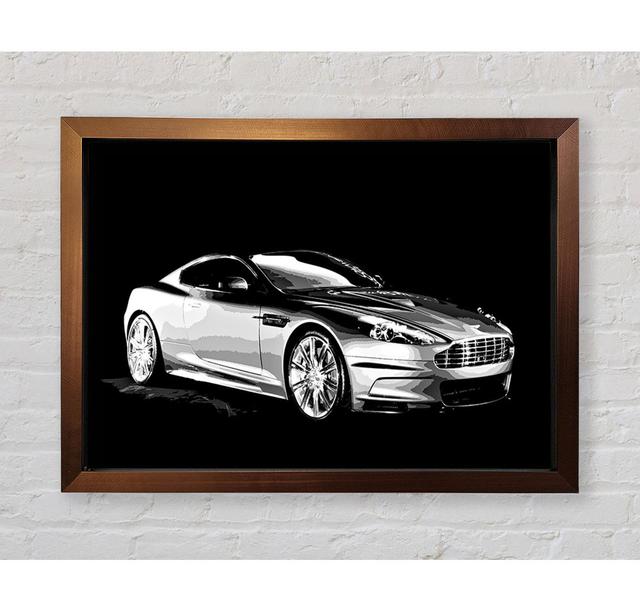 Aston Martin Rapide Concept Framed Print 17 Stories Size: 100.1cm H x 141.4cm W on Productcaster.