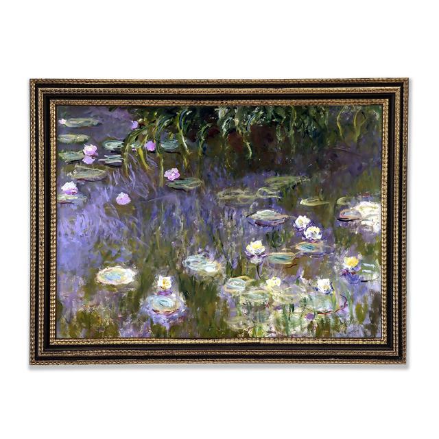 Monet Seerosen - Einzelner Bilderrahmen Kunstdrucke Rosalind Wheeler Größe: 84,1 cm H x 118,9 cm B x 3 cm T on Productcaster.