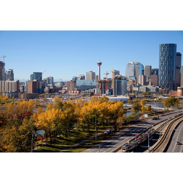 Calgary - Wrapped Canvas Print Latitude Run Size: 20cm H x 30cm W on Productcaster.