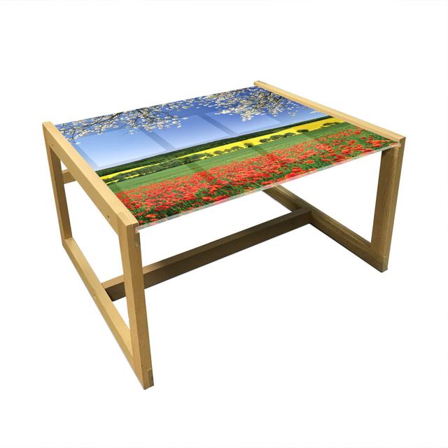 Jaevon Sled Coffee Table East Urban Home Size: 62cm H x 74cm W x 40cm D on Productcaster.