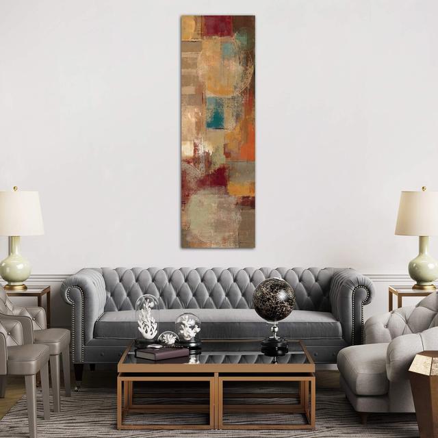 Oriental Trip Panel II by Silvia Vassileva - Wrapped Canvas Panoramic Painting Mercury Row Size: 182.88cm H x 60.96cm W x 3.81cm D on Productcaster.