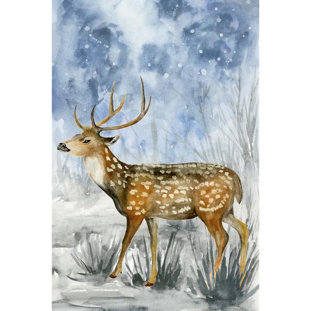 Snowy Night II by Melissa Wang - Wrapped Canvas Painting Union Rustic Size: 30cm H x 20cm W on Productcaster.