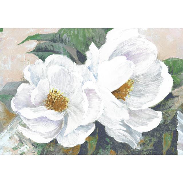 Floral Leaf Painting Rosalind Wheeler Size: 122cm H x 81cm W x 3.8cm D on Productcaster.