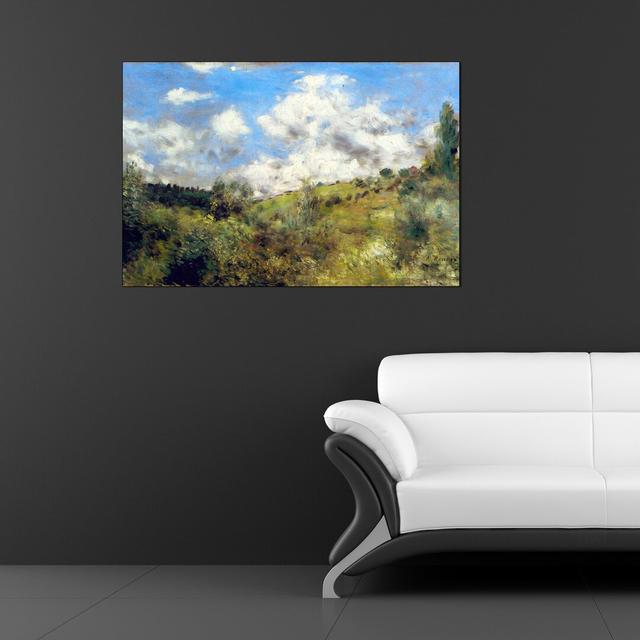 Holzbild Landschaft von Pierre-Auguste Renoir East Urban Home Größe: 60 cm H x 90 cm B x 1,8 cm T on Productcaster.