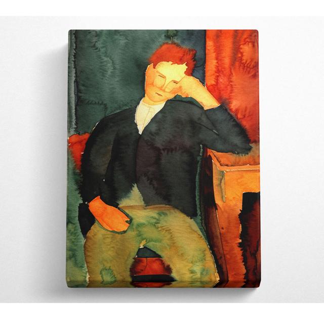 Modigliani Peasant Boy 2 - Wrapped Canvas Art Prints ClassicLiving Size: 66cm H x 106.6cm W on Productcaster.