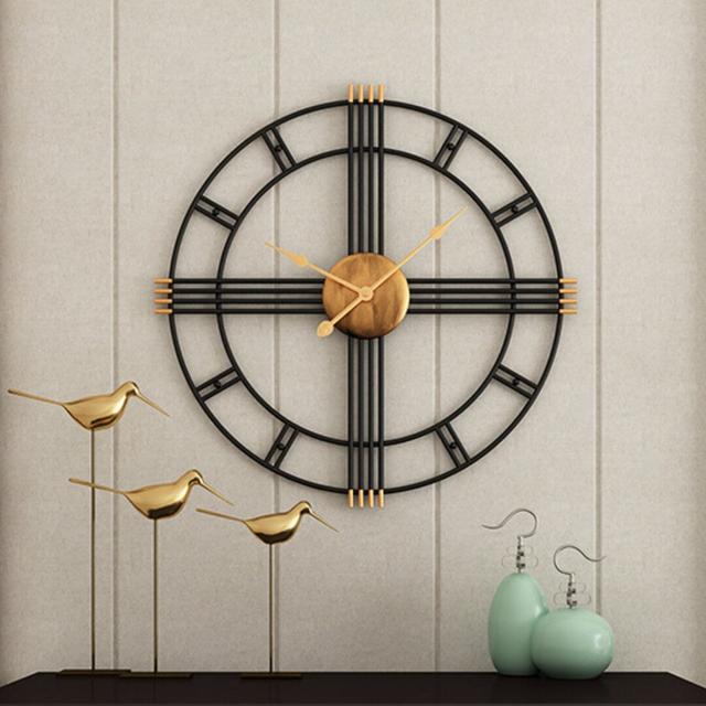 Arete 60cm Silent Wall Clock George Oliver on Productcaster.