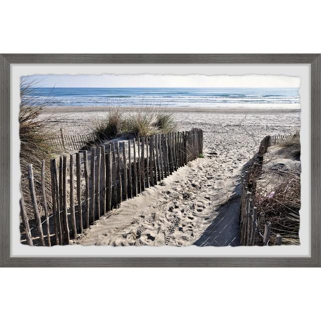 "Gray Shore" Framed Painting Print Highland Dunes Size: 20cm H x 30cm W x 3.81cm D on Productcaster.