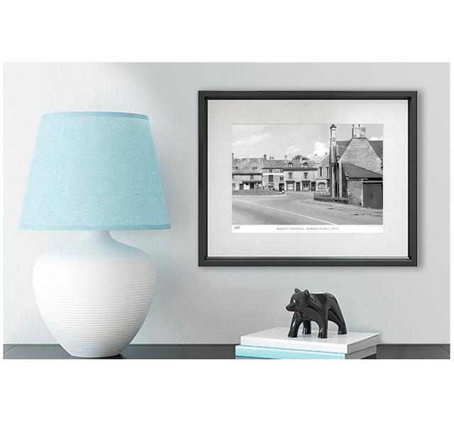 'Market Deeping, Market Place C1955' - Picture Frame Photograph Print on Paper The Francis Frith Collection Size: 63.3cm H x 83.5cm W x 2.3cm D on Productcaster.