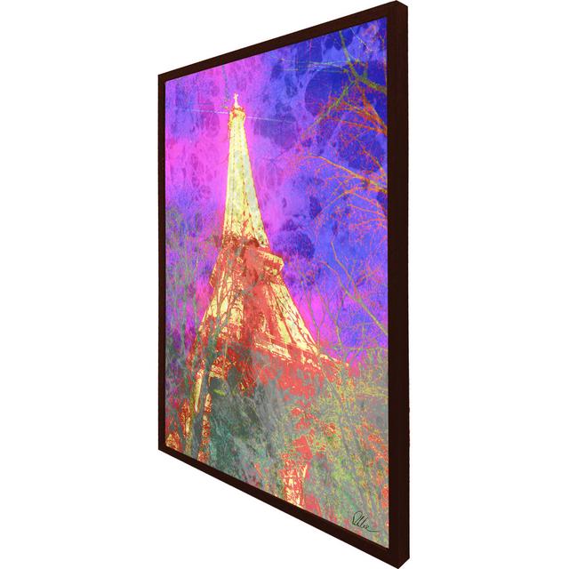 Pinky Tower - Single Picture Frame Art Prints ClassicLiving Size: 91cm H x 61cm W x 4cm D, Frame Option: Brown on Productcaster.