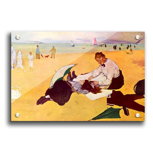 Small Girls on the Beach by Edgar Degas - Unframed Painting Print on Paper East Urban Home Size: 84.1cm H x 118.9cm W on Productcaster.