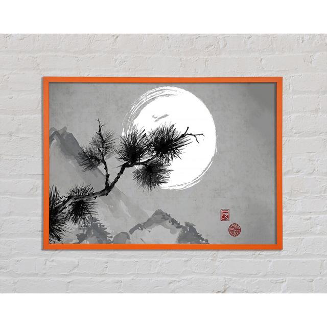 Chinese Mountain Tree Tops - Single Picture Frame Art Prints Ophelia & Co. Size: 59.7cm H x 84.1cm W x 2cm D on Productcaster.