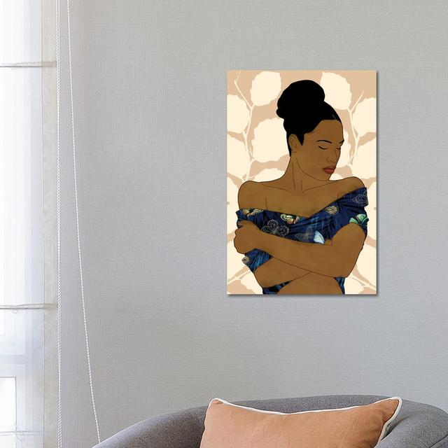 Ethnic Beauty II by Alonzo Saunders - Wrapped Canvas Painting ClassicLiving Size: 66.04cm H x 45.72cm W x 1.91cm D on Productcaster.