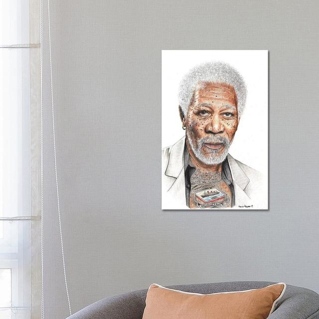 OG Freeman by Inked Ikons - Wrapped Canvas Print iCanvas Size: 66.04cm H x 45.72cm W x 1.91cm D on Productcaster.