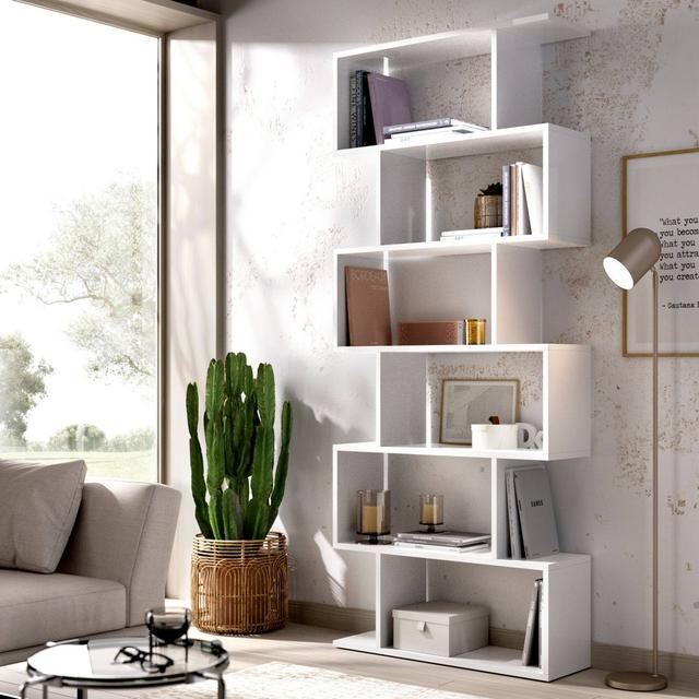 Geometric Bookcase made of Wood by 17 Stories on Productcaster.