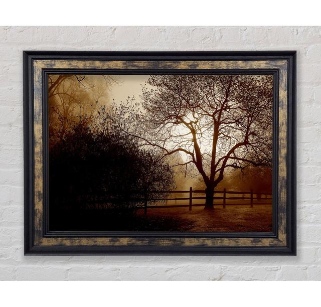 Countryside Farm - Single Picture Frame Art Prints Bright Star Size: 29.7cm H x 42cm W x 8cm D on Productcaster.