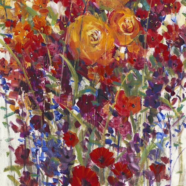 Mixed Bouquet III by Timothy O' Toole - Wrapped Canvas Painting Rosalind Wheeler Size: 91cm H x 91cm W on Productcaster.