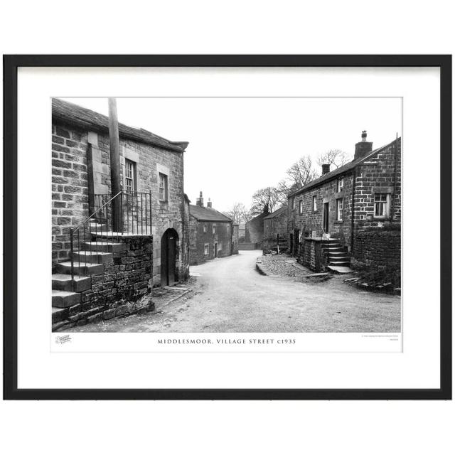 'Middlesmoor, Village Street C1935' - Picture Frame Photograph Print on Paper The Francis Frith Collection Size: 45cm H x 60cm W x 2.3cm D on Productcaster.