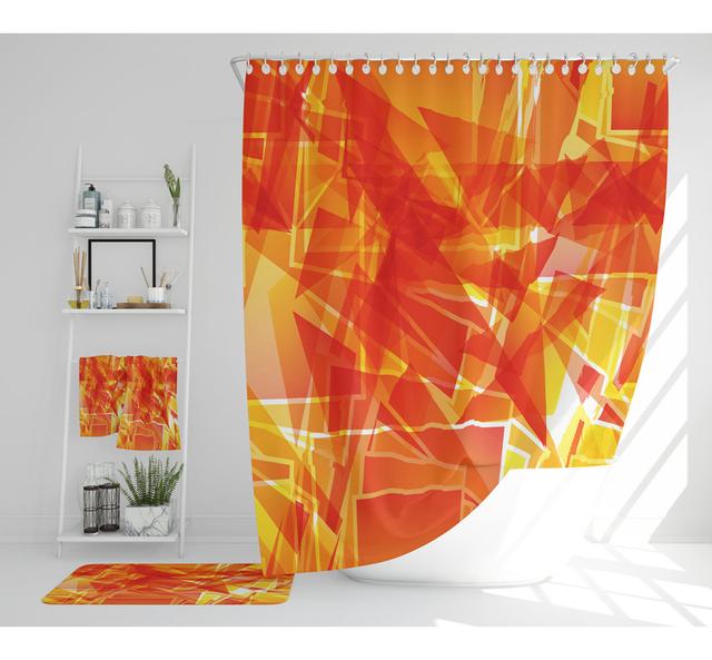 Netha Polyester Shower Curtain Set (Set of 3) East Urban Home on Productcaster.