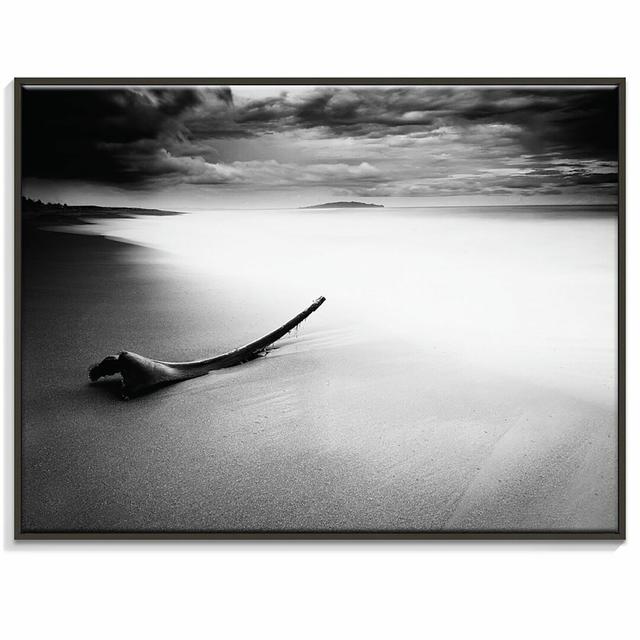 'Castaway' Art Print on Canvas East Urban Home Size: 76cm H x 102cm W, Format: Black Floater Framed on Productcaster.