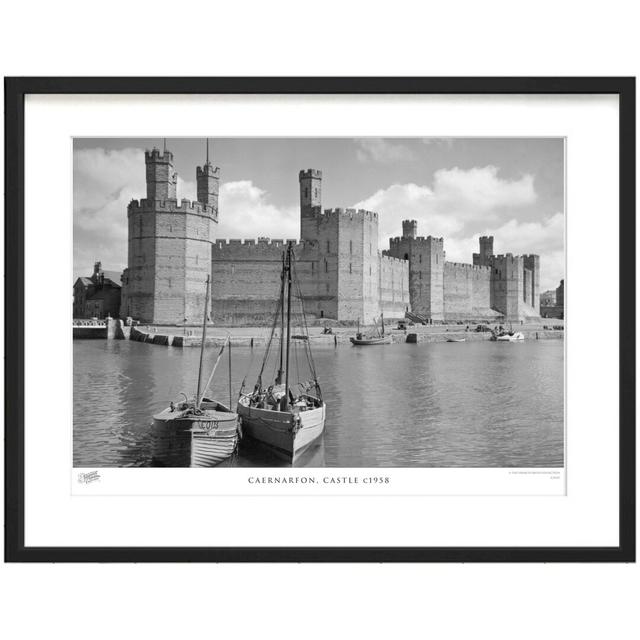 Caernarfon, Castle C1958 - Single Picture Frame Print The Francis Frith Collection Size: 28cm H x 36cm W x 2.3cm D on Productcaster.