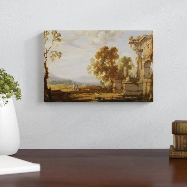 Landscape with Ruins by Pierre Patel Art Print Magnolia Box Size: Small on Productcaster.