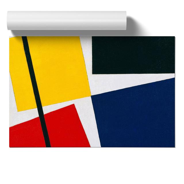 Composition Vol.2 by Theo Van Doesburg - No Frame Painting East Urban Home Size: 42cm H x 59cm W x 0.1cm D on Productcaster.