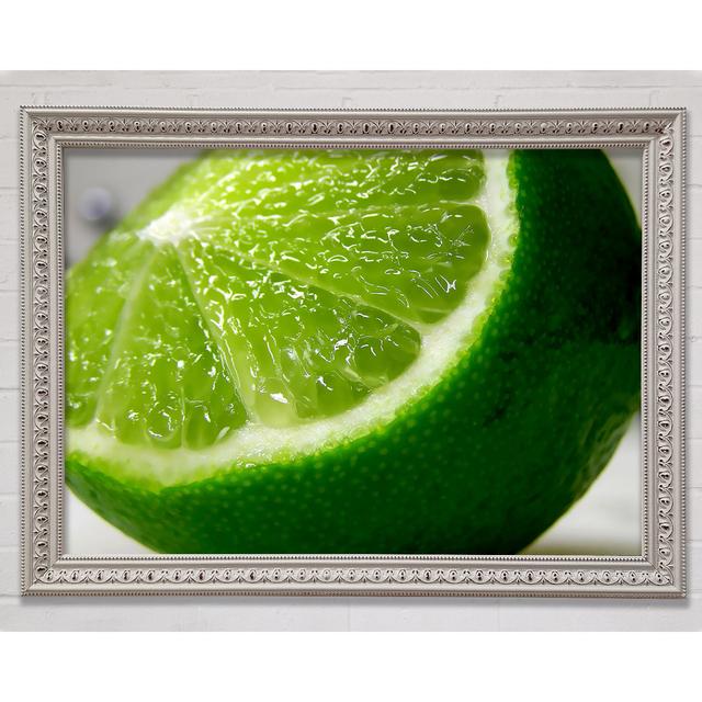 Lime Wedge - Single Picture Frame Art Prints Bright Star Size: 84.1cm H x 118.9cm W x 3cm D on Productcaster.