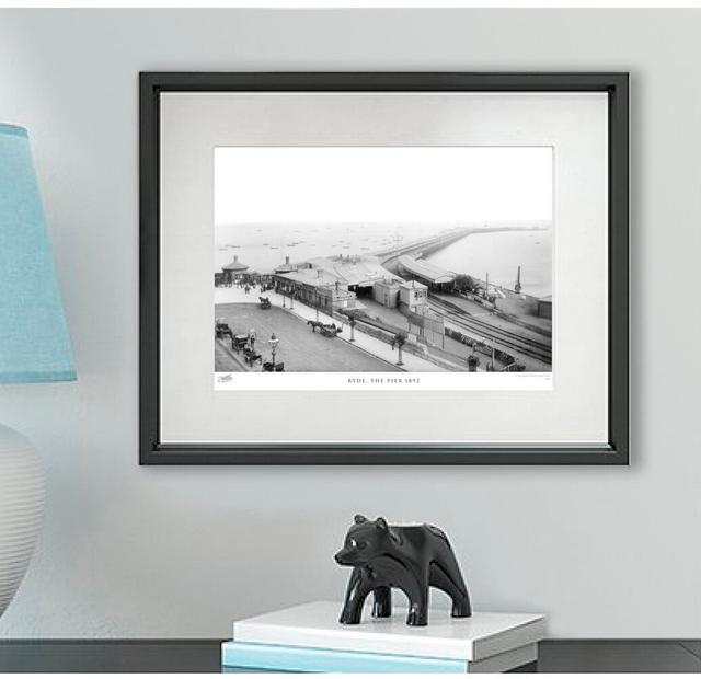 'Ryde, the Pier 1892' - Picture Frame Photograph Print on Paper The Francis Frith Collection Size: 40cm H x 50cm W x 2.3cm D on Productcaster.