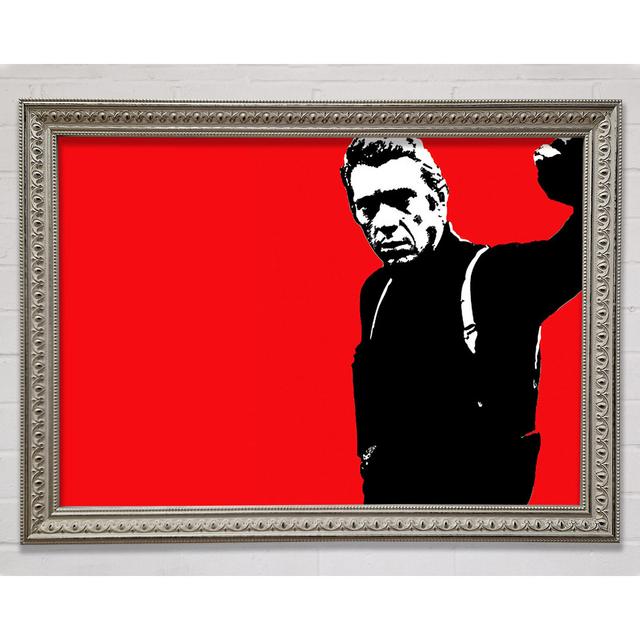 Steve Mcqueen Red - Single Picture Frame Art Prints Bright Star Size: 21cm H x 29.7cm W on Productcaster.