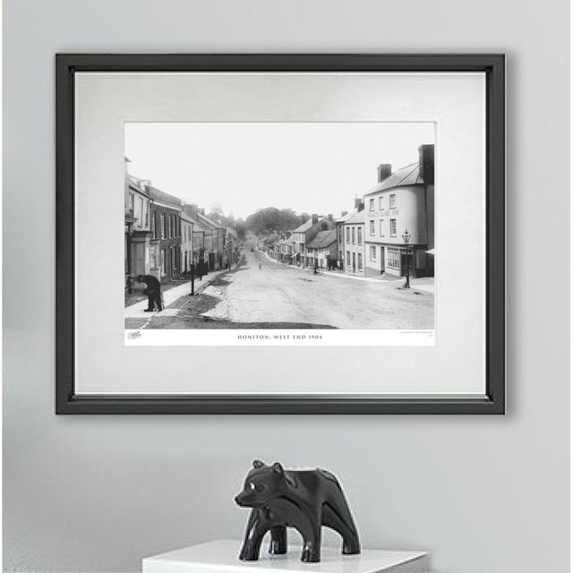 'Honiton, West End 1904' - Picture Frame Photograph Print on Paper The Francis Frith Collection Size: 60cm H x 80cm W x 2.3cm D on Productcaster.