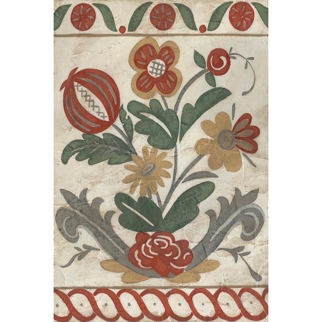 Tudor Rose I by Chariklia Zarris - Wrapped Canvas Painting Marlow Home Co. Size: 30cm H x 20cm W x 3.8cm D on Productcaster.