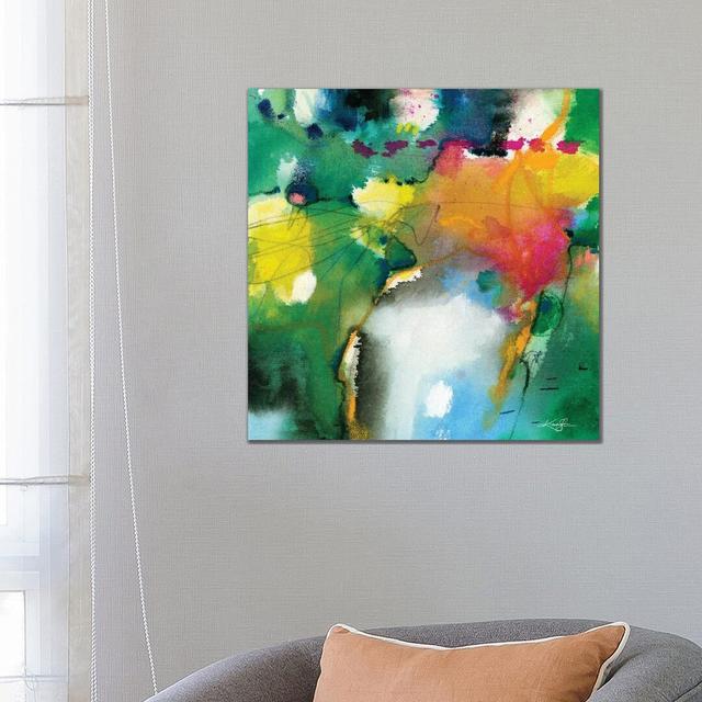 Summer Dance III by Kathy Morton Stanion - Wrapped Canvas Gallery-Wrapped Canvas Giclée Metro Lane Size: 66.04cm H x 66.04cm W x 1.905cm D on Productcaster.