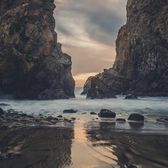 Rocky Cliffs - Wrapped Canvas Photograph Alpen Home Size: 76cm H x 76cm W x 3.8cm D on Productcaster.