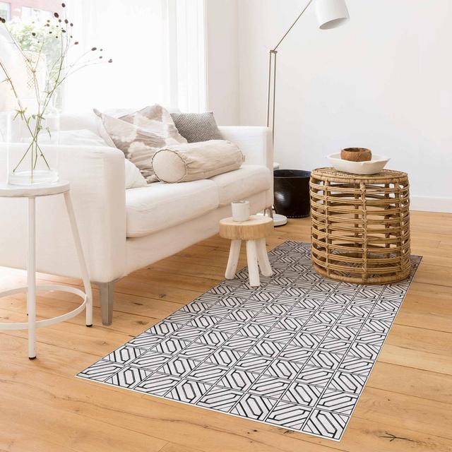 Grody Geometrisch Maschinell Hergestellt Area Rug East Urban Home Rug Size: Rectangular 90 x 180cm on Productcaster.