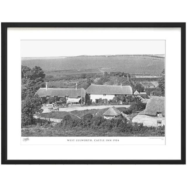 'West Lulworth, Castle Inn 1904' by Francis Frith - Picture Frame Photograph Print on Paper The Francis Frith Collection Size: 40cm H x 50cm W x 2.3cm on Productcaster.