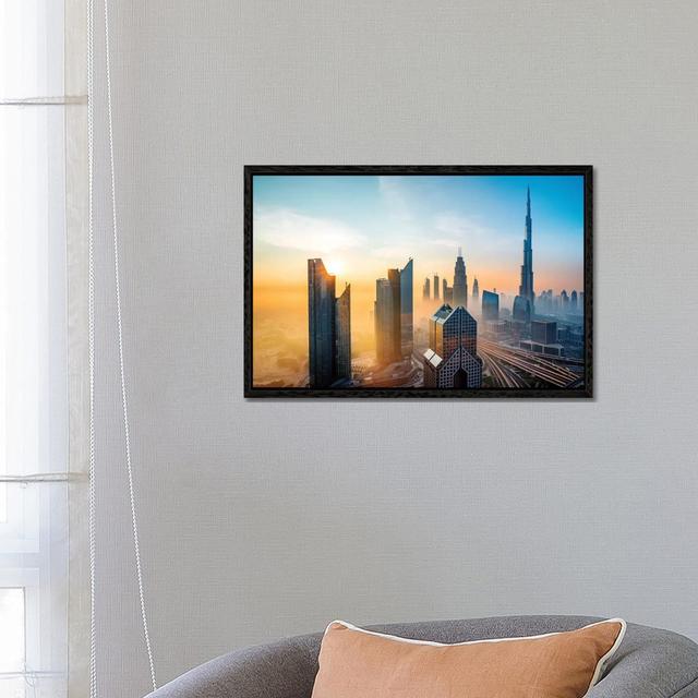 Burj Khalifa, Tallest Building In The World by Susanne Kremer - Gallery-Wrapped Canvas Giclée on Canvas Ebern Designs Size: 45.72cm H x 66.04cm W x 3. on Productcaster.