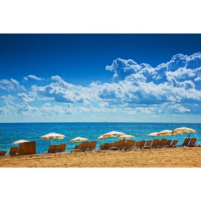 Sunbathing by Nikada - No Frame Art Prints on Canvas Beachcrest Home Size: 51cm H x 76cm W on Productcaster.