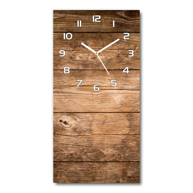 Jametrius Silent Wall Clock East Urban Home Colour: Brown/White on Productcaster.