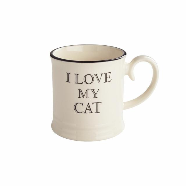 Quips and Quotes "I Love My Cat" Tankard Mug Fairmont and Main Ltd on Productcaster.