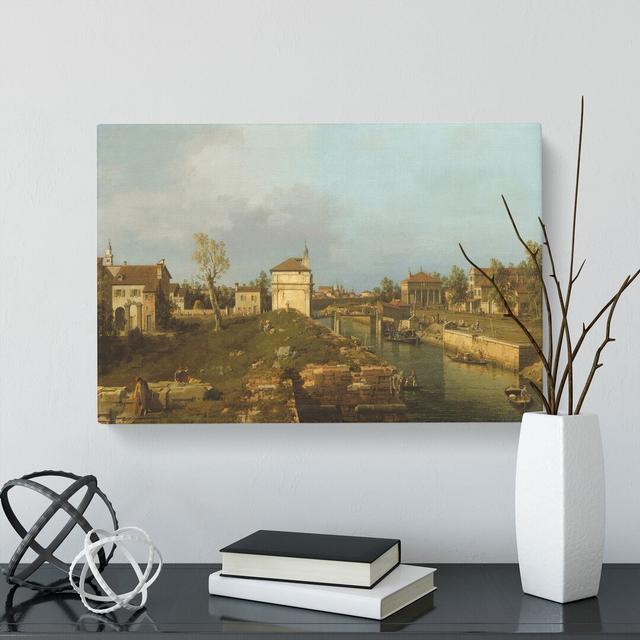 The Porta Portello by Giovanni Canaletto - Wrapped Canvas Painting East Urban Home Size: 50cm H x 76cm W x 3cm D on Productcaster.