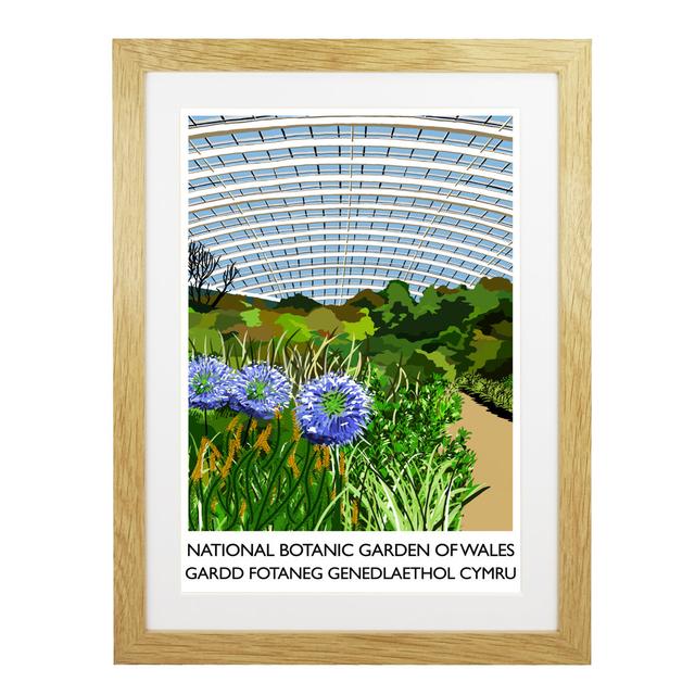 National Botanic Garden Of Wales 2 by Richard O'Neil - Print East Urban Home Size: 54 cm H x 44 cm W x 2.2 cm D, Format: Oak Wood Frame on Productcaster.