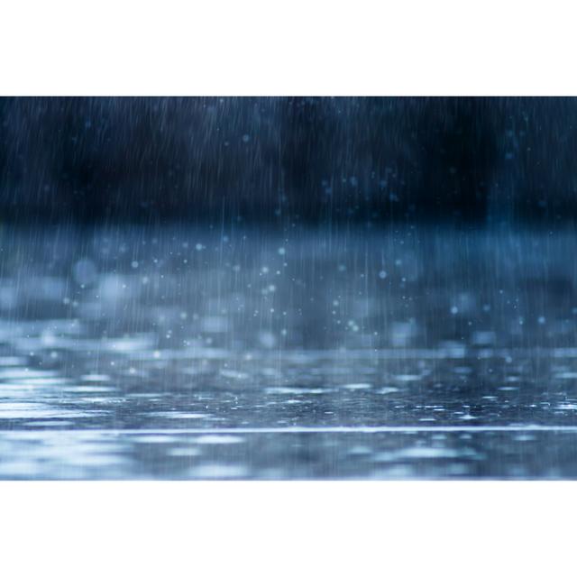 Rain Fall by Noppharat05081977 - Wrapped Canvas Photograph 17 Stories Size: 20cm H x 30cm W on Productcaster.