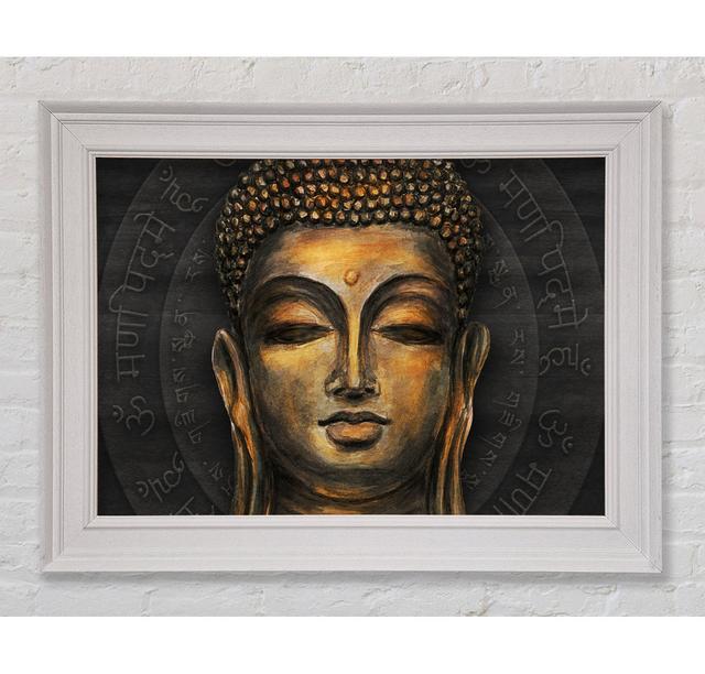 Serenity Buddha - Einzelner Bilderrahmen Kunstdrucke BohoLiving Größe: 100cm H x 141,4cm B x 8cm T on Productcaster.